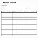 Daily Timesheet Excel Template and 7 Daily Timesheet Templates Free Sample Example format