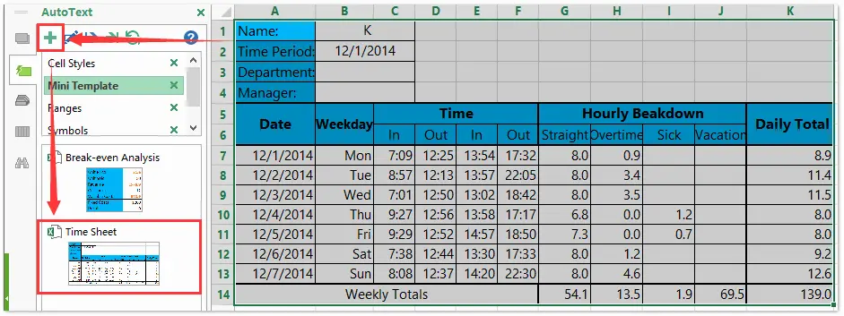 How to Create A Timesheet In Excel