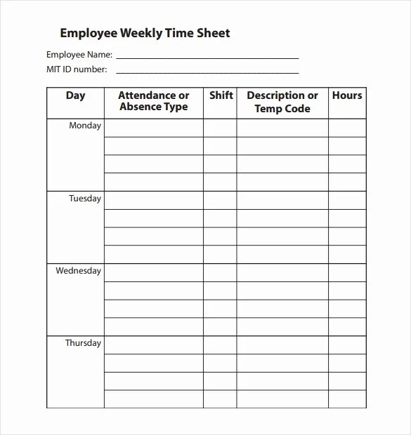 weekly employee timesheet pdf tangseshihtzuse